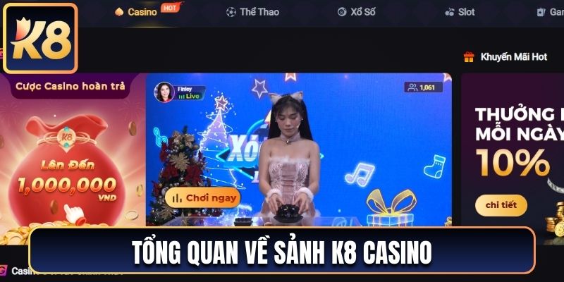 Tổng quan về sảnh K8 Casino